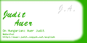 judit auer business card